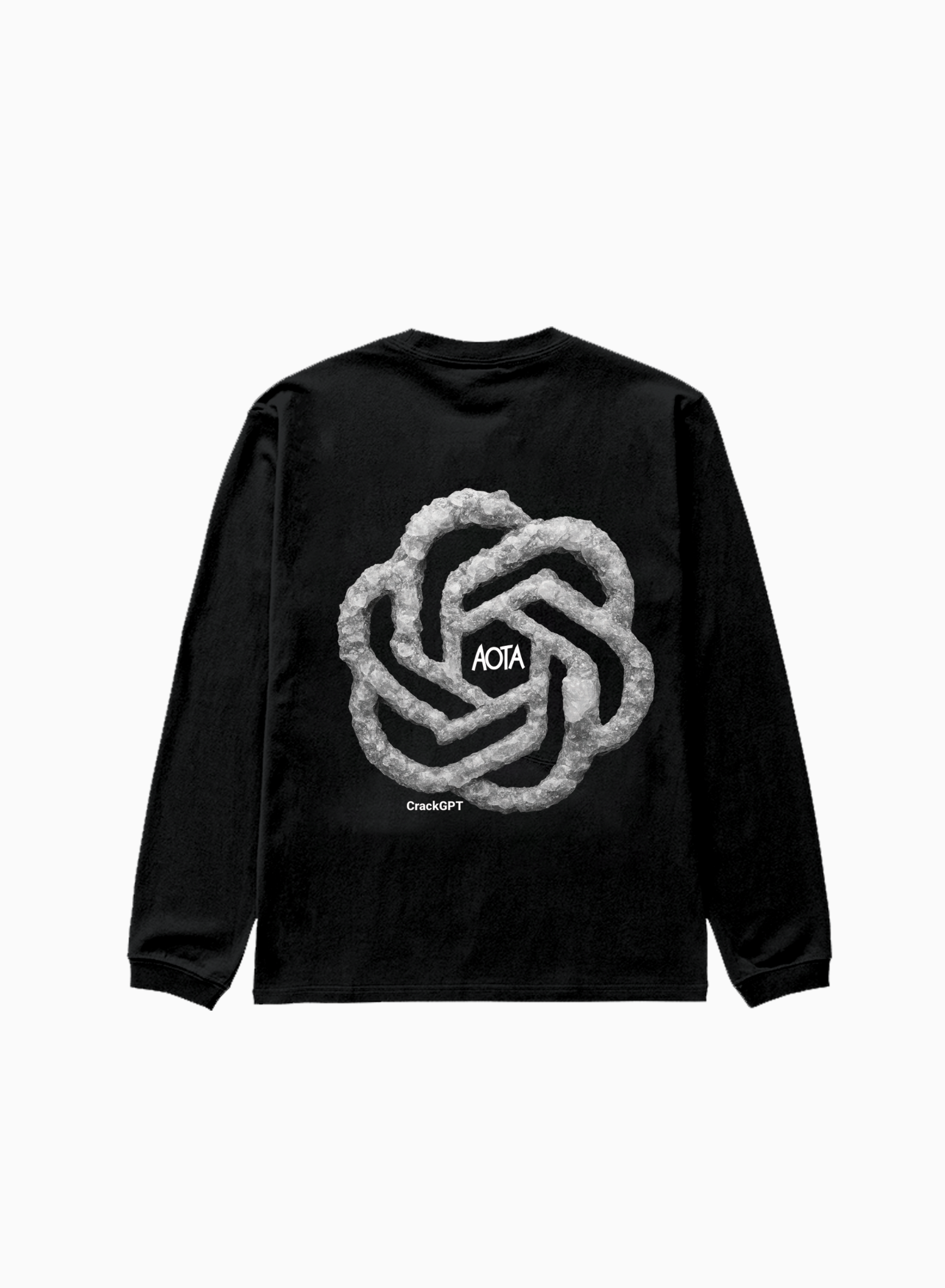 CRACK GPT BLACK LONG SLEEVE