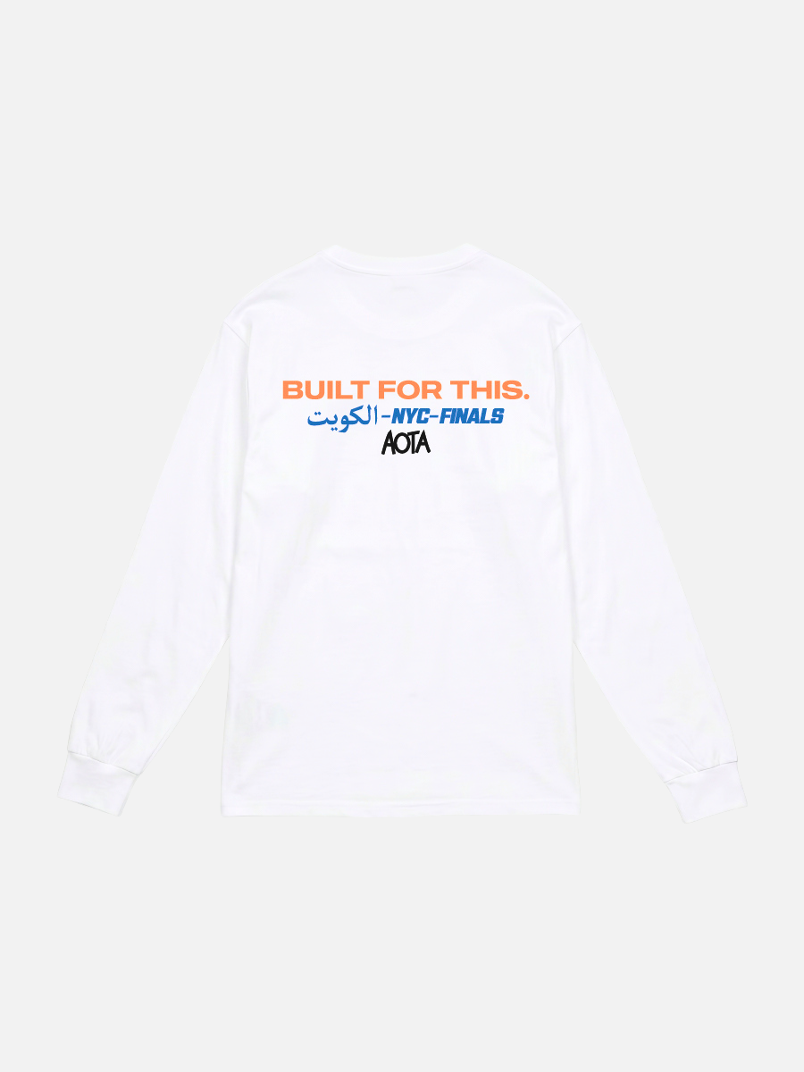 BFT WHITE L/S TEE