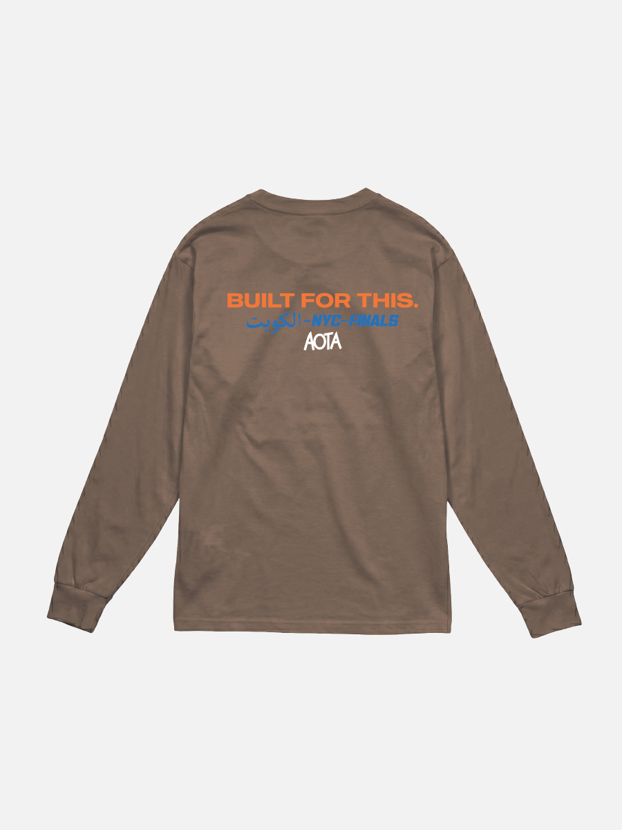 BFT BROWN L/S TEE