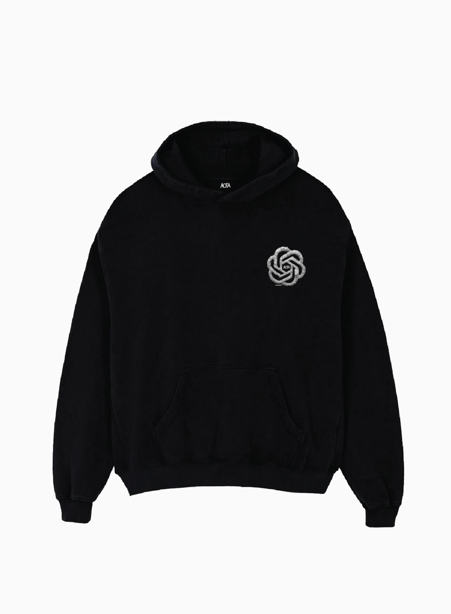 CRACK GPT BLACK HOODIE