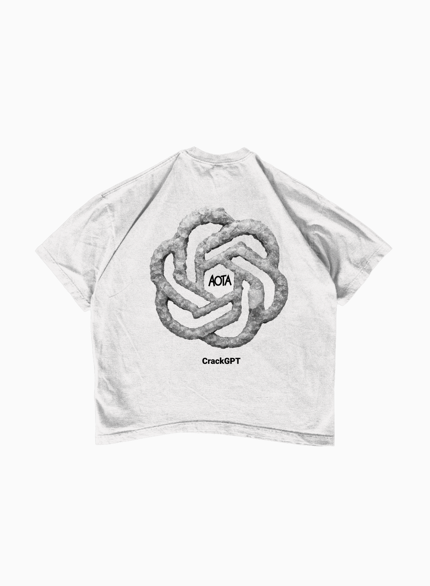 CRACK GPT WHITE TEE