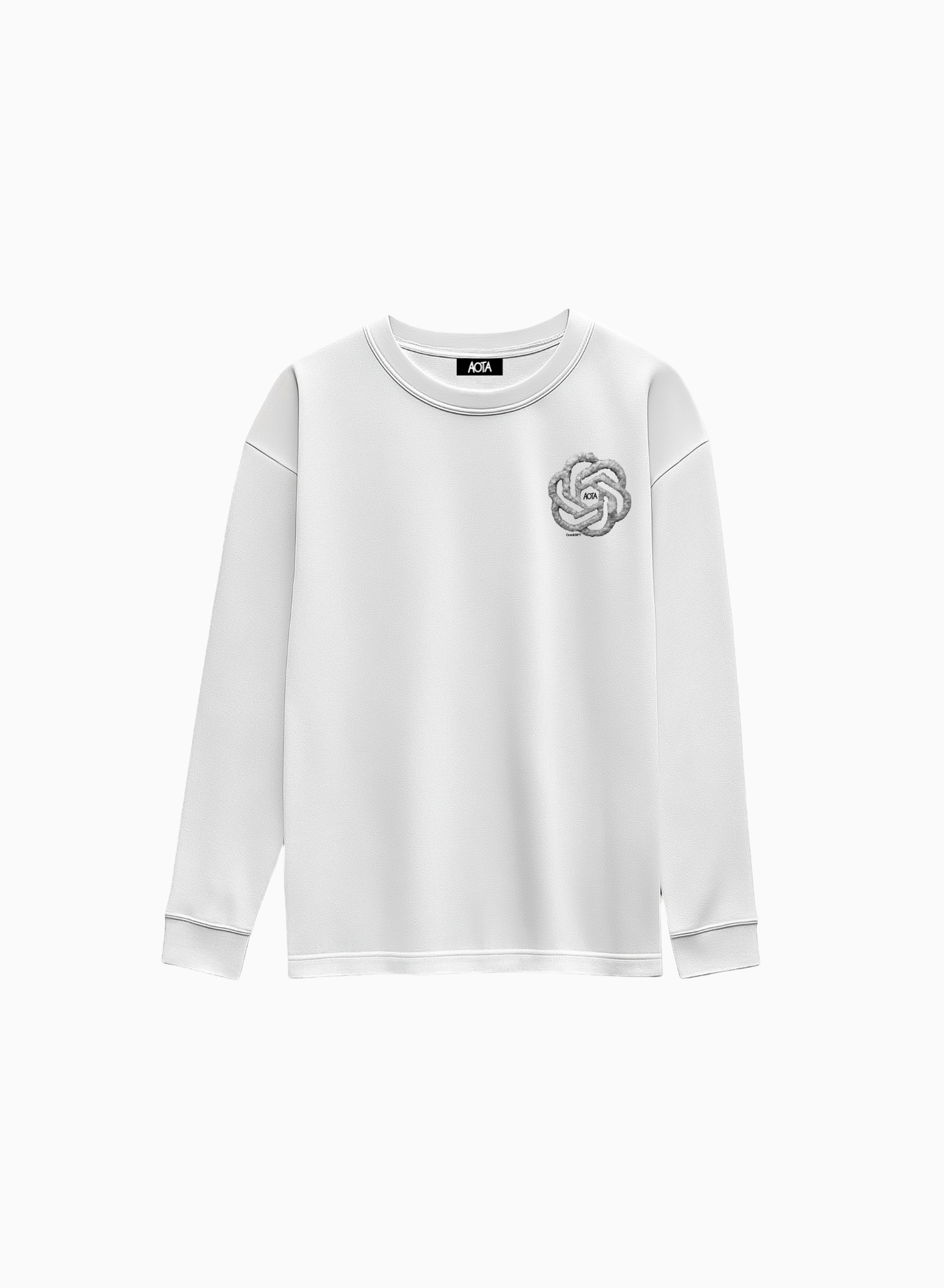 CRACK GPT WHITE LONG SLEEVE