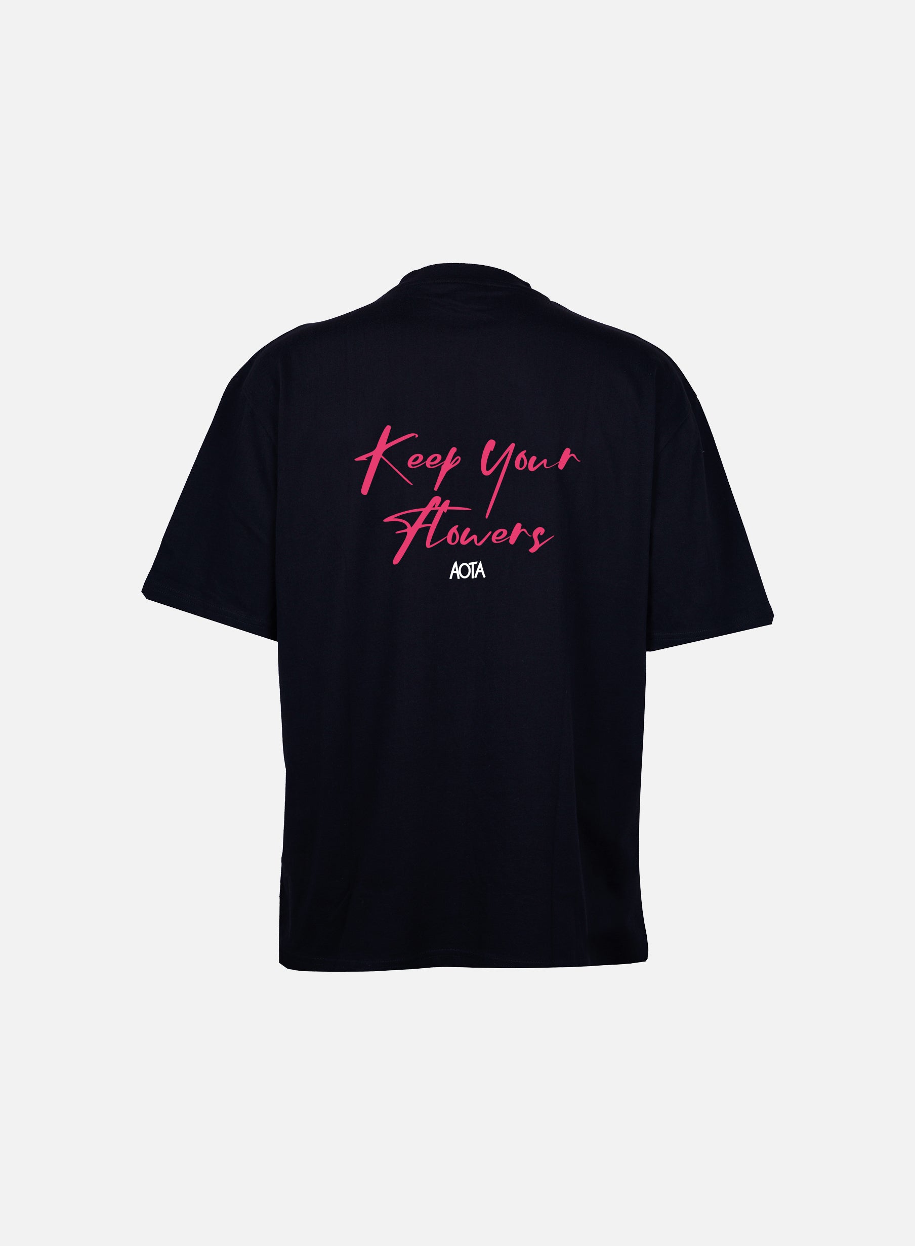 FLOWER LOGO BLACK TEE