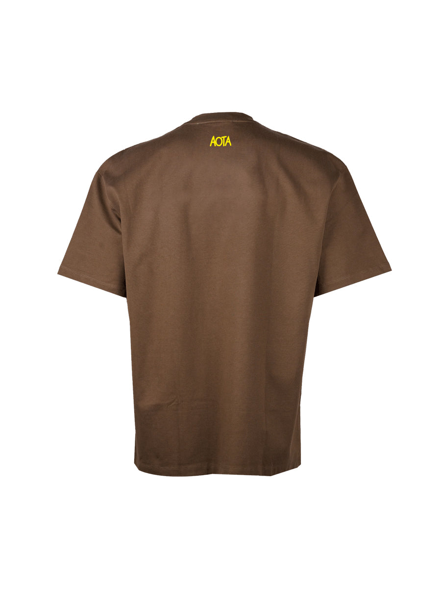 BROWN ARFAJ TEE