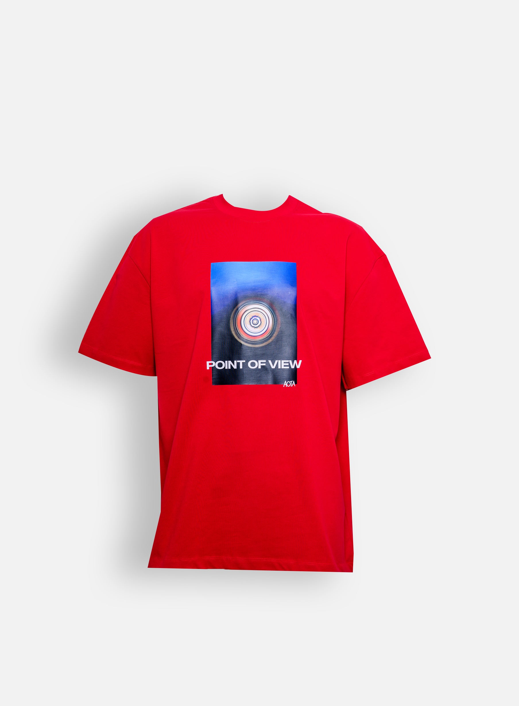 POV LENS RED TEE