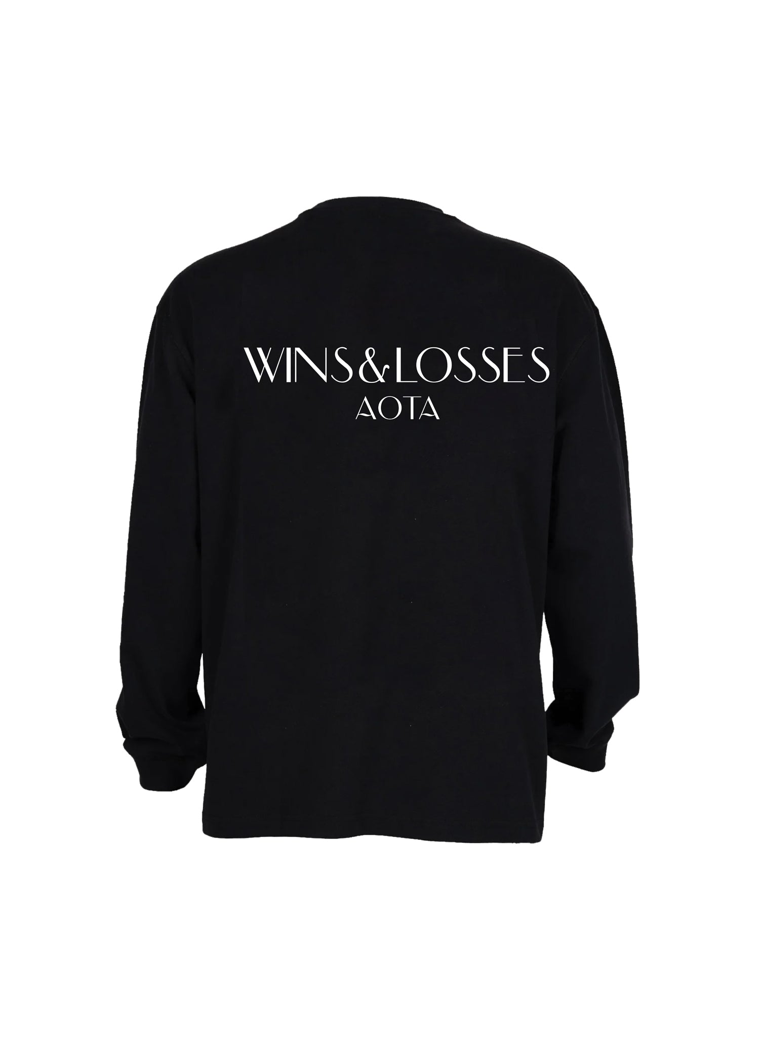 WINS&LOSSES BLACK LONG SLEEVE