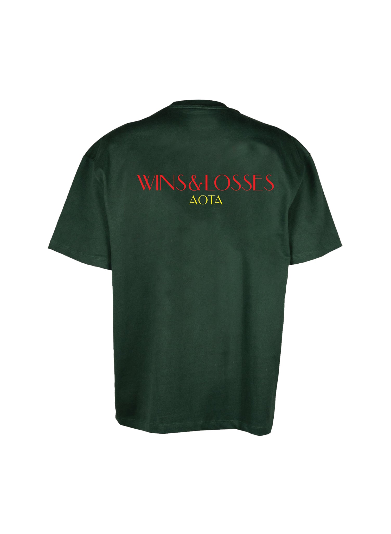 WINS&LOSSES GREEN TEE