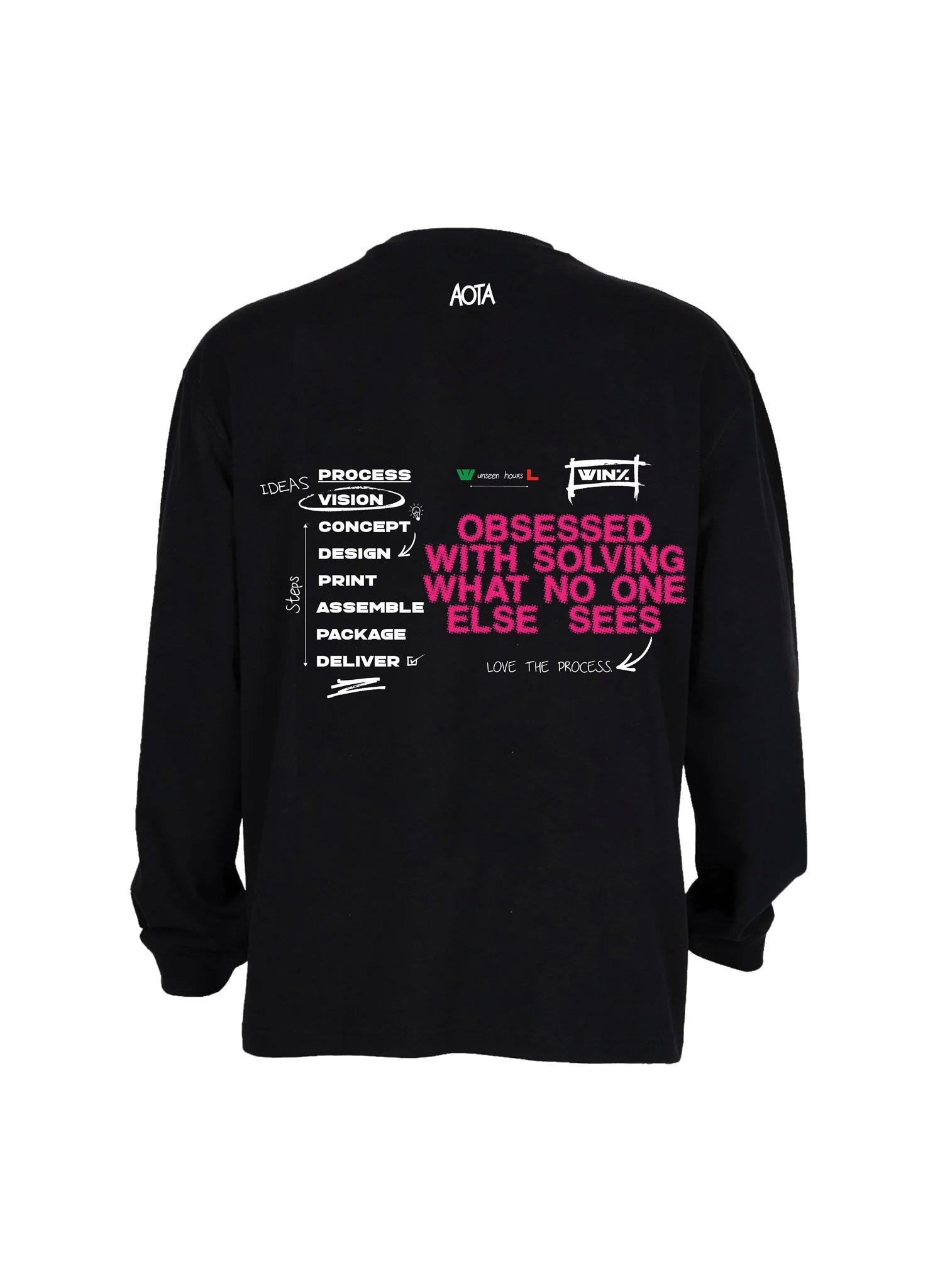 THE PROCESS BLACK LONG SLEEVE