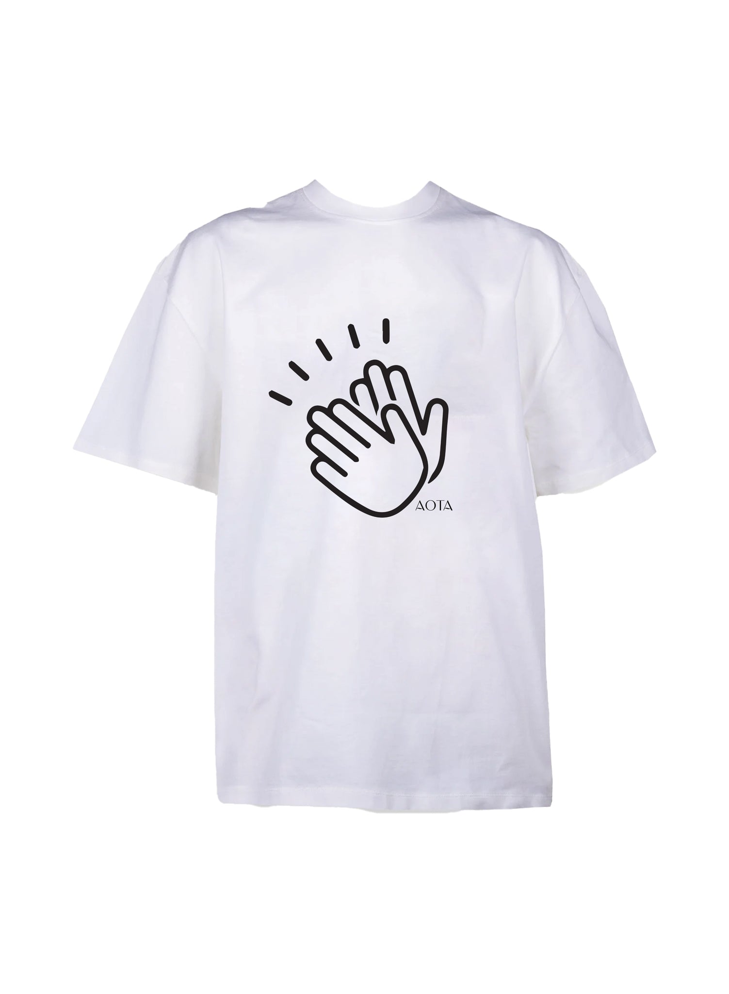 CLAPS WHITE TEE