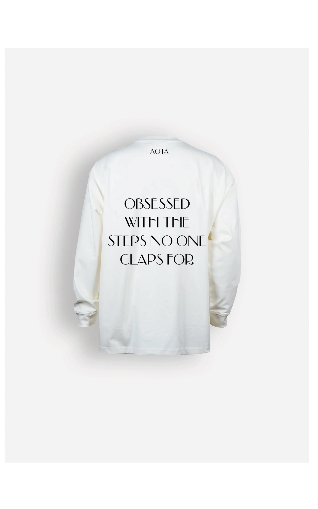 CLAPS WHITE LONG SLEEVE