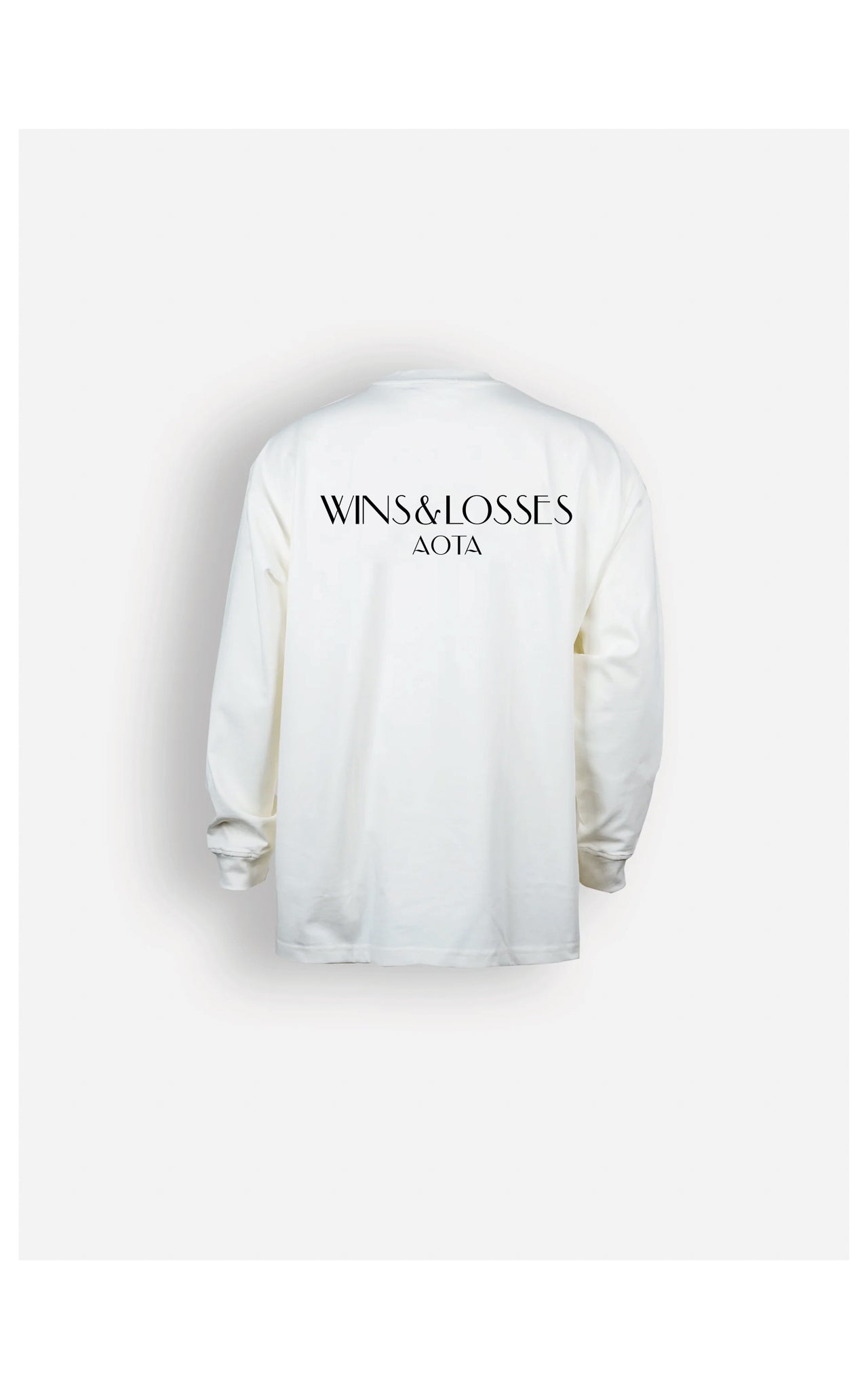 WINS&LOSSES WHITE LONG SLEEVE