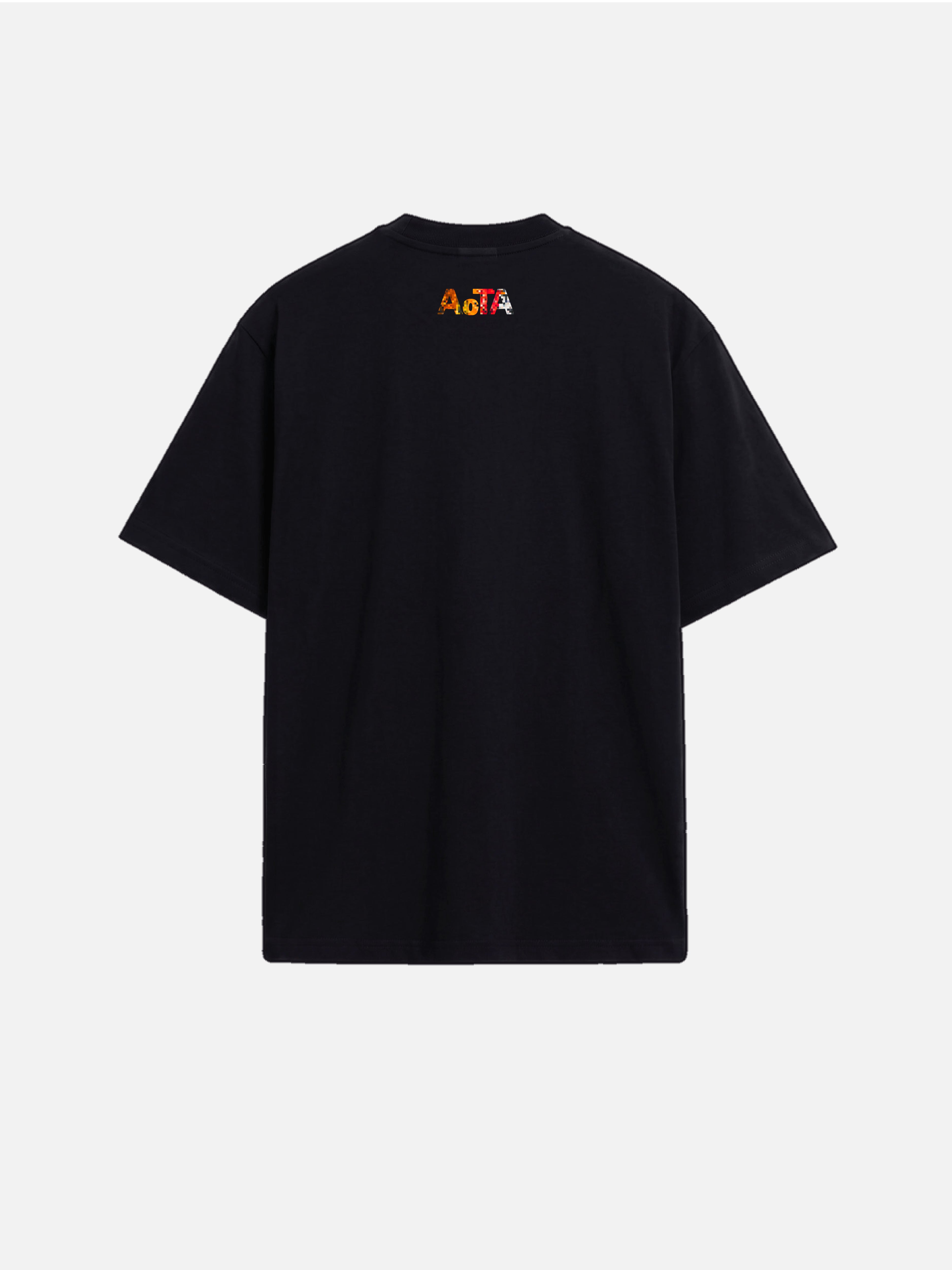 BLACK THREE PAINTINGS TEE