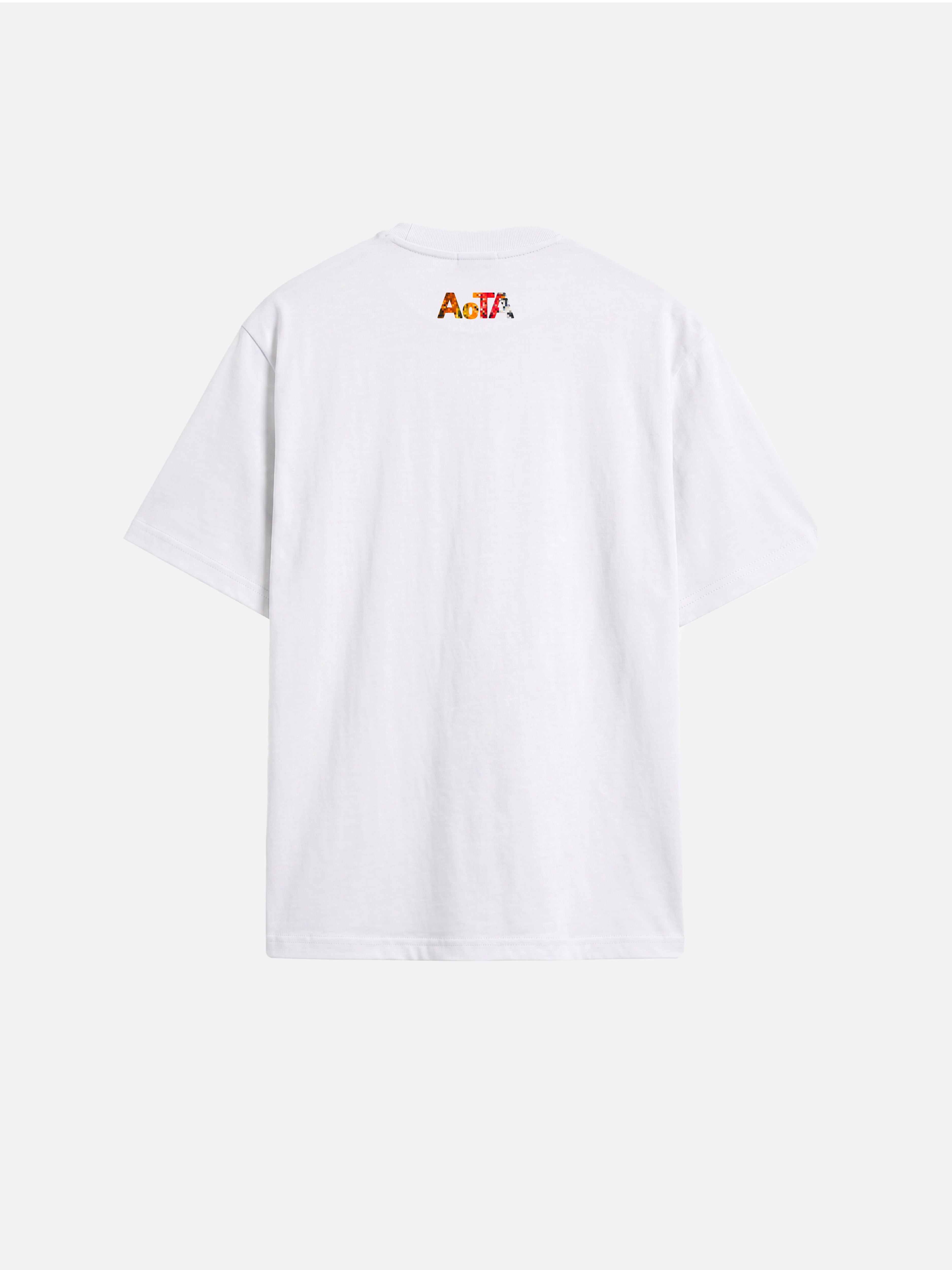WHITE THREE PAINTINGS TEE
