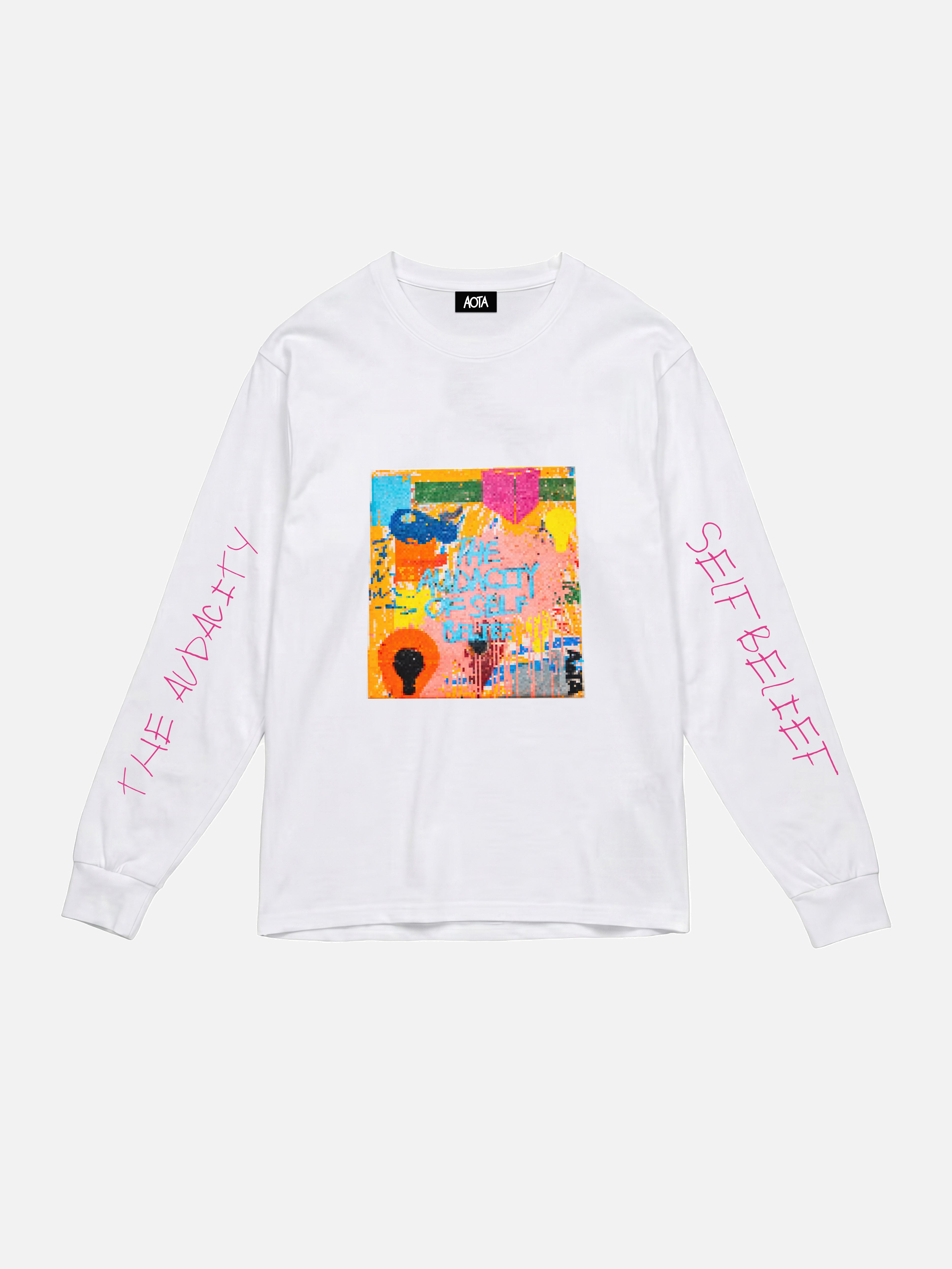 AUDACITY WHITE LONG SLEEVE