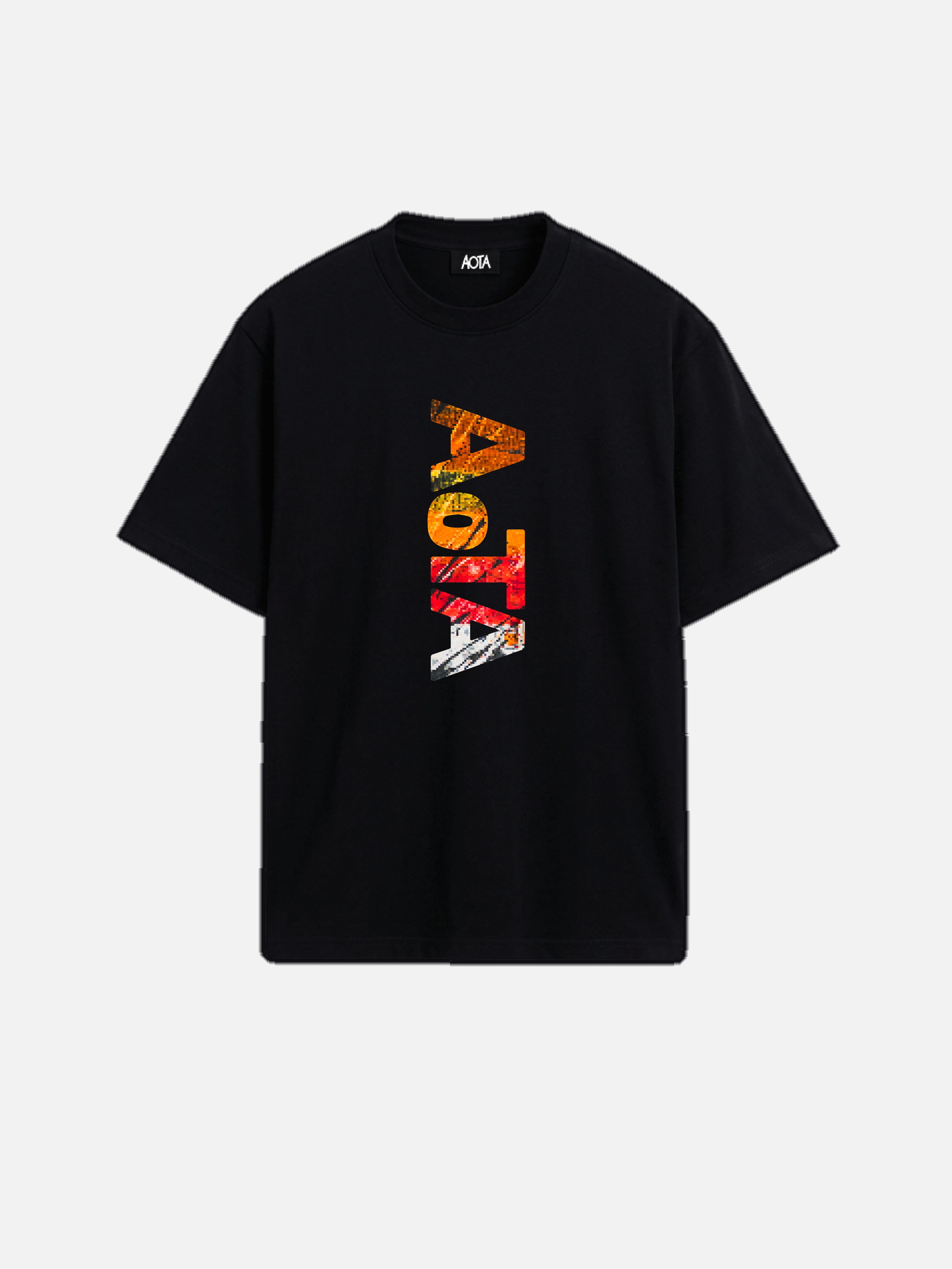 BLACK TAOSB LOGO TEE